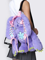 Shop Minga London Minga London x Ema Gaspar Bunny Plush Backpack online at Spoiled Brat