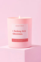I Fucking Love Christmas Candle 