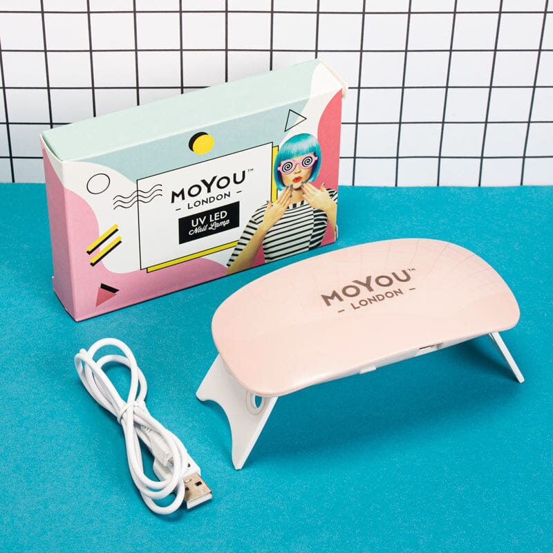 MoYou London Pastel Pink LED/UV Nail Lamp Nail Art by MoYou London as seen on celebrities