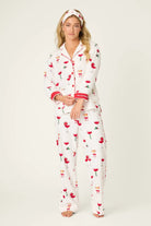 PJ Salvage Let's Get Toasty 3-Piece Print Flannel PJ Set