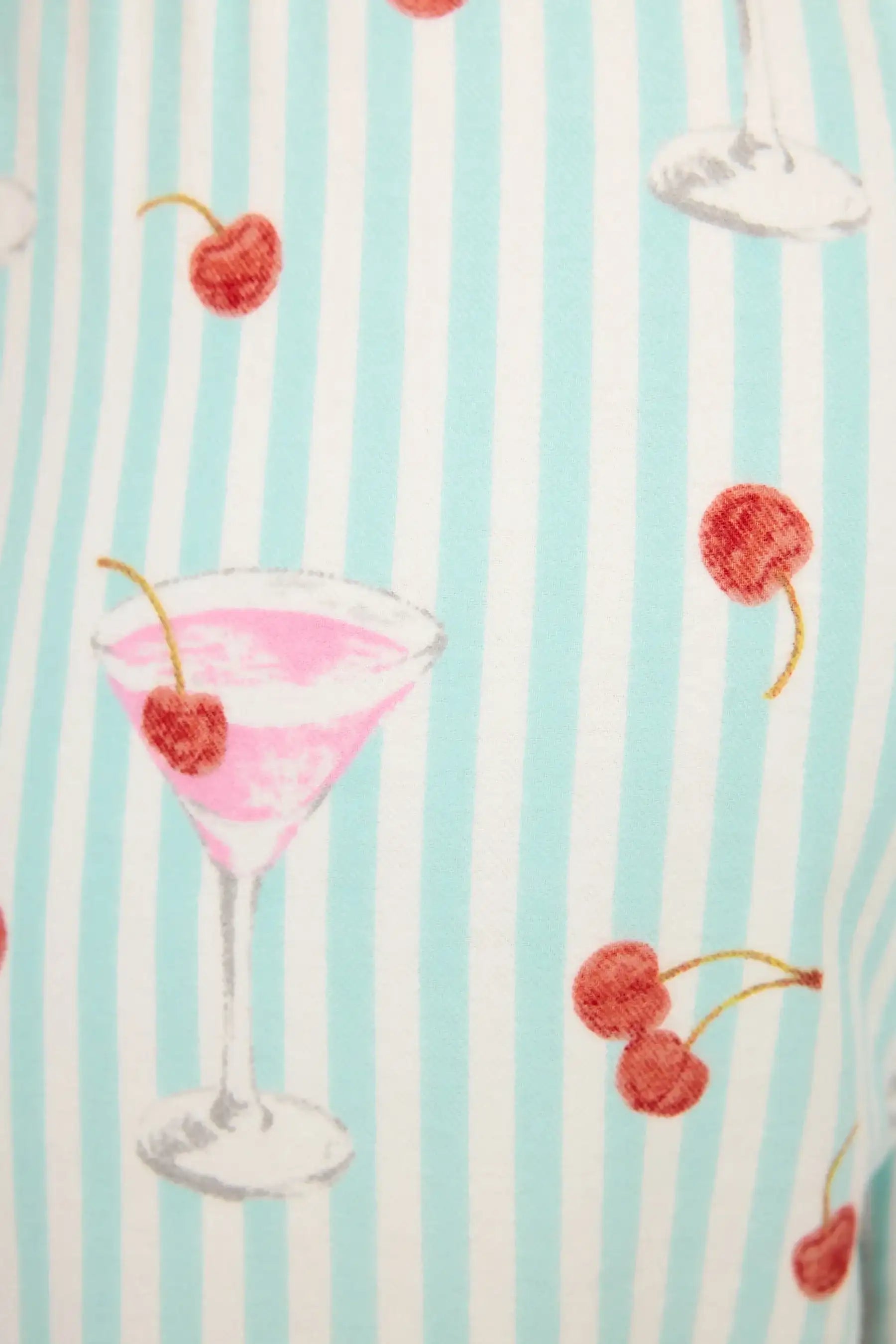 PJ Salvage Ma Cherie Cherry Print Flannel PJ Pants