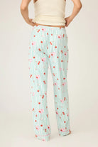 PJ Salvage Ma Cherie Cherry Print Flannel PJ Pants
