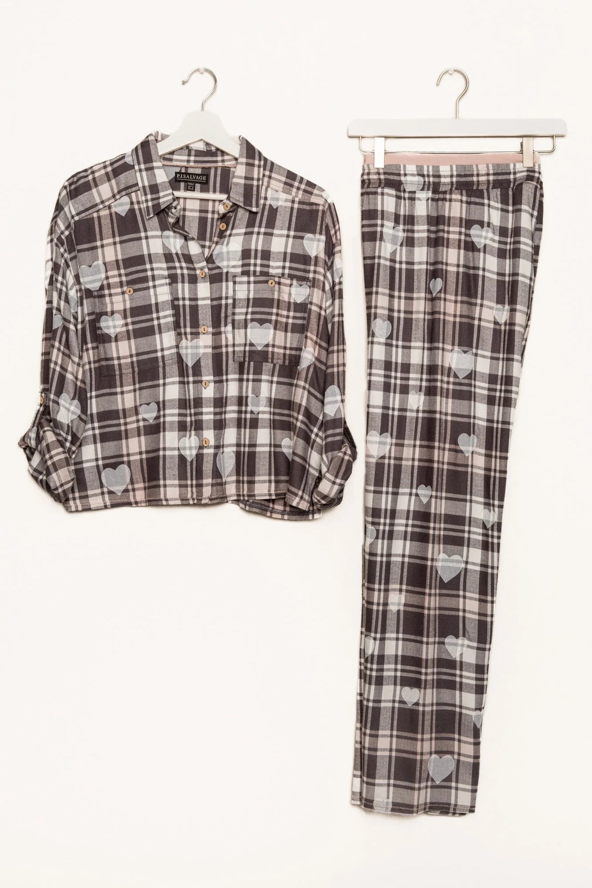 Shop PJ Salvage PJ Salvage Mad For Plaid Flannel PJ Set online at Spoiled Brat