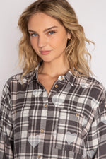 Shop PJ Salvage PJ Salvage Mad For Plaid Flannel PJ Set online at Spoiled Brat