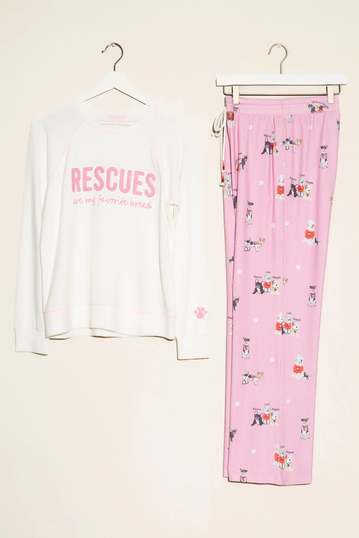 Shop PJ Salvage PJ Salvage Rescues are my Favorite Breed Pyjama Set online at Spoiled Brat