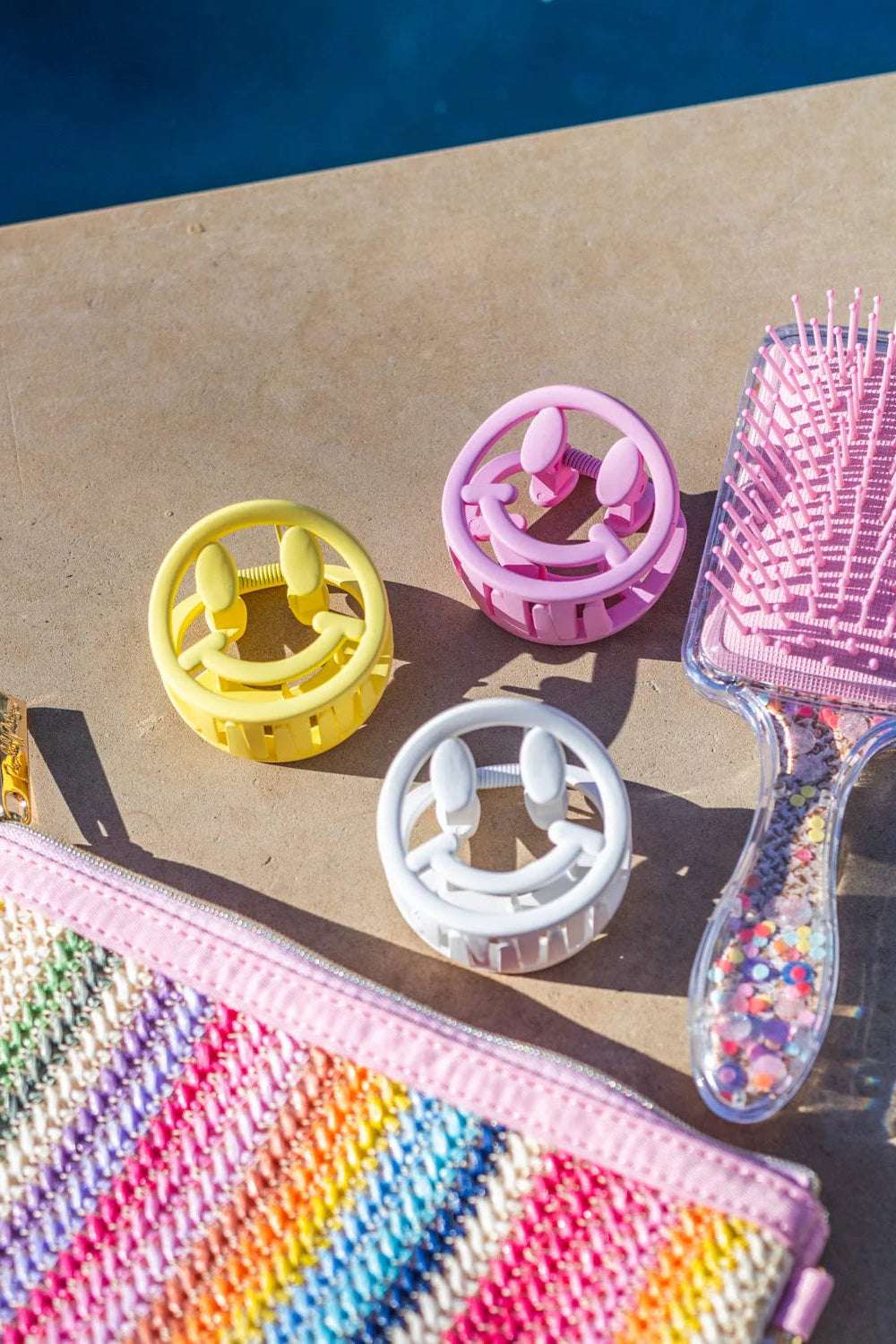 Packed Party Bring on The Smiles Claw Hair Clip Set Hair Clip by Packed Party as seen on celebrities