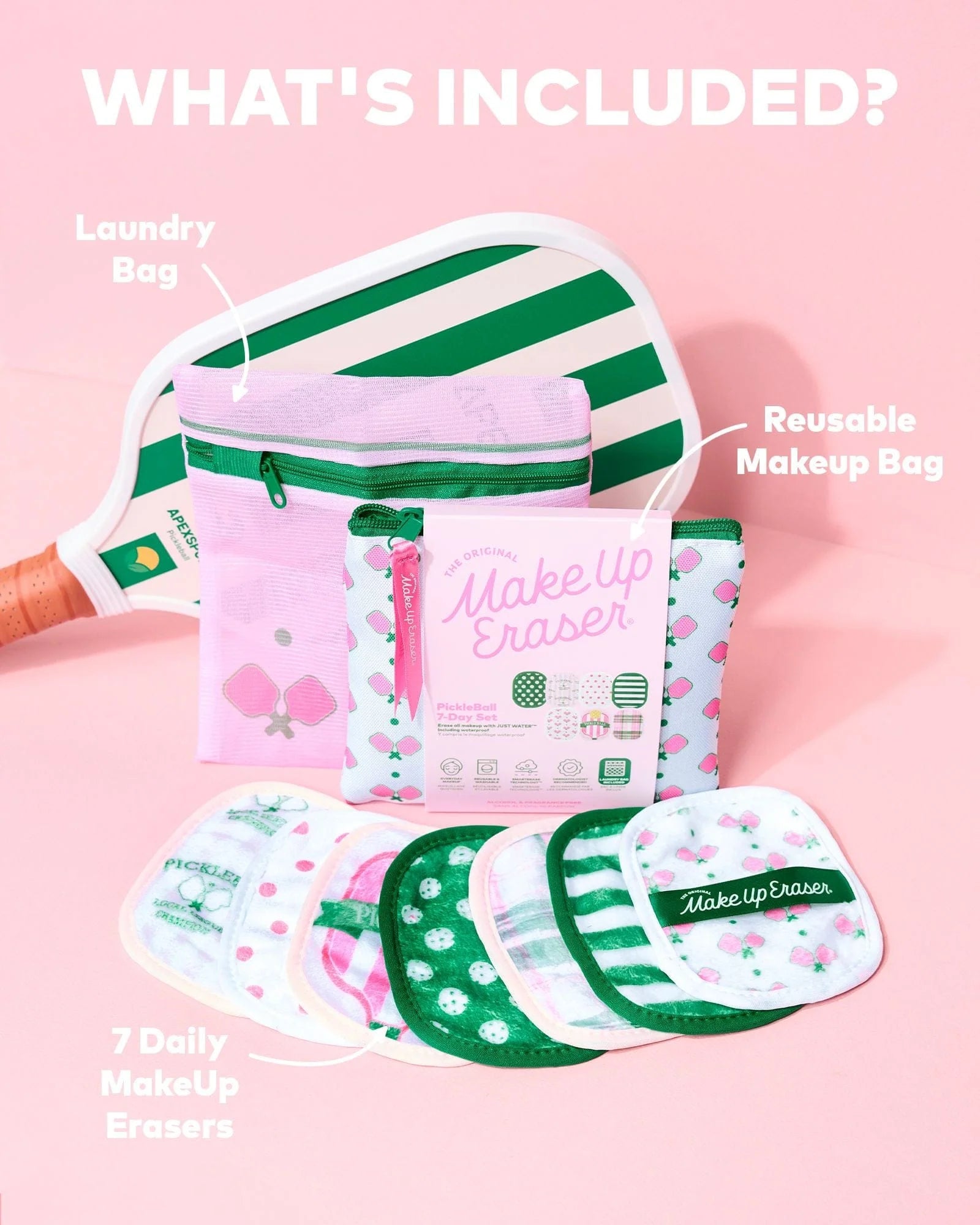 Makeup Eraser Pickleball 7-Day Set by Makeup Eraser – Beauty Product – | Spoiled Brat UK