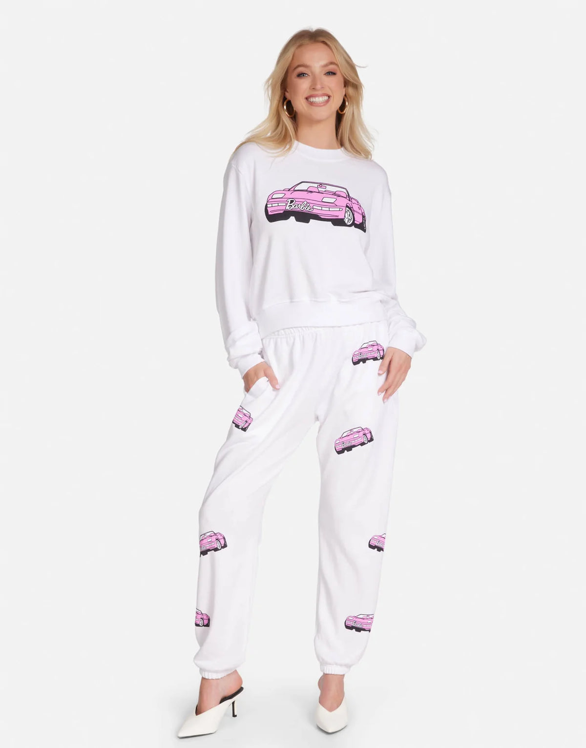 Shop Lauren Moshi Lauren Moshi Spalding Barbie Convertible Sweatshirt online at Spoiled Brat