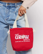 Samii Ryan x Smiley® Just Grow With It Bucket Bag Clutch Bag by Samii Ryan as seen on celebrities