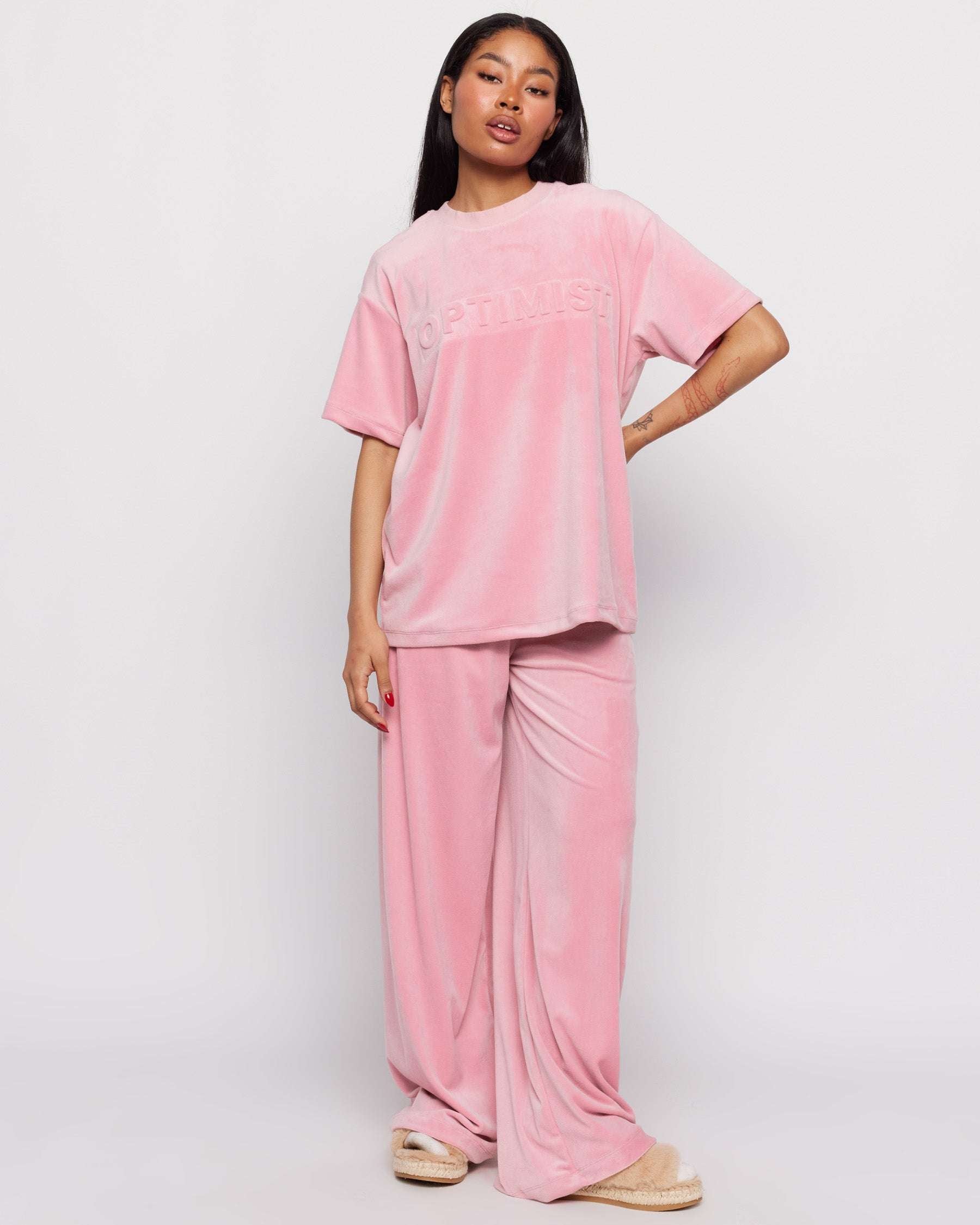 Samii Ryan Optimist Velour Sweatpants Sweatpants by Samii Ryan as seen on celebrities