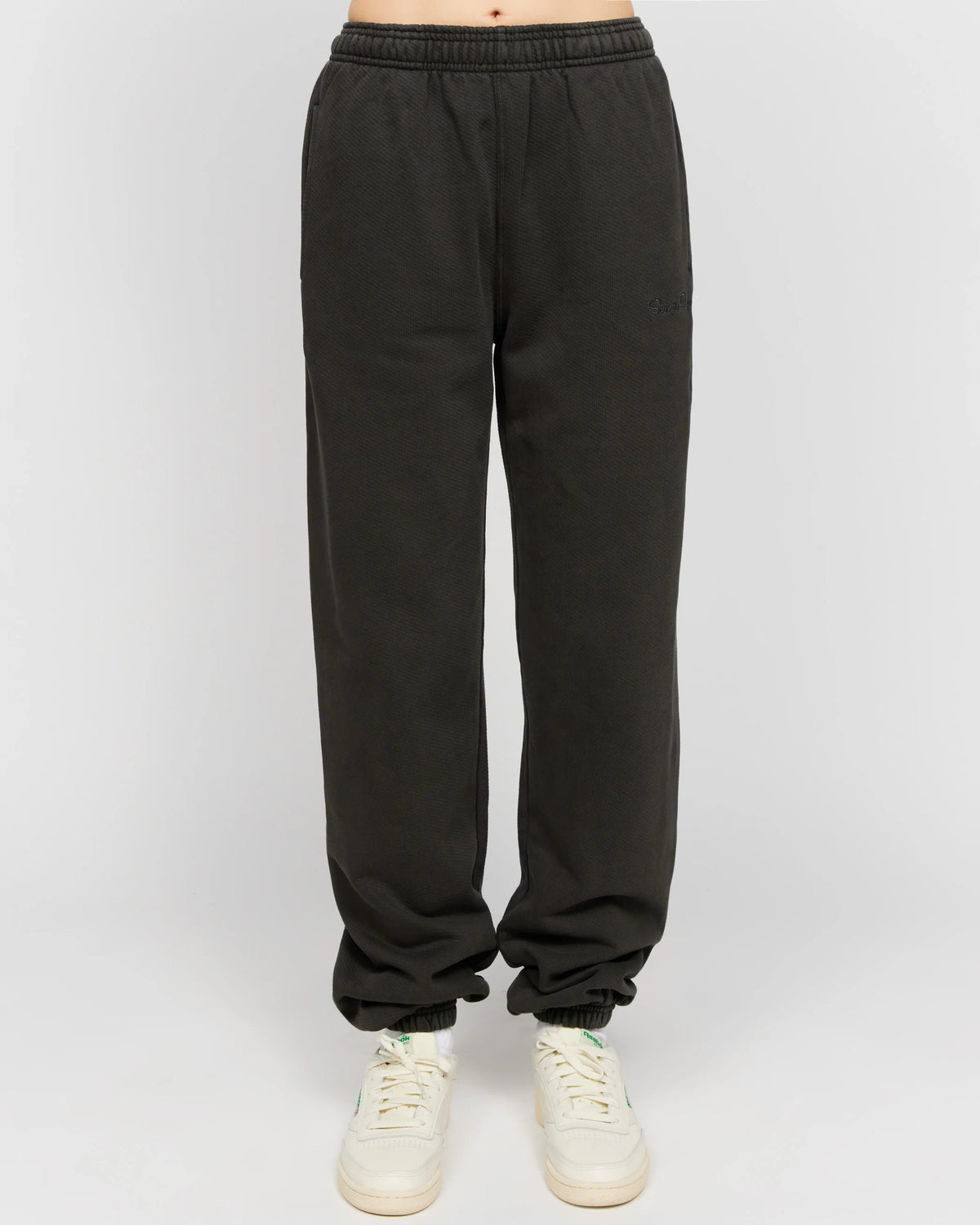 Shop Samii Ryan Samii Ryan Black Stone Wash Sweatpants online at Spoiled Brat