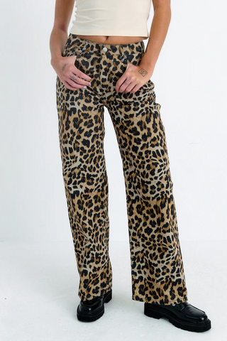 The Ragged Priest Leopard Wash Release Jeans