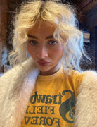 Junk Food Strawberry Fields The Beatles T-Shirt as seen on Sabrina Carpenter T-Shirt by Junk Food as seen on celebrities