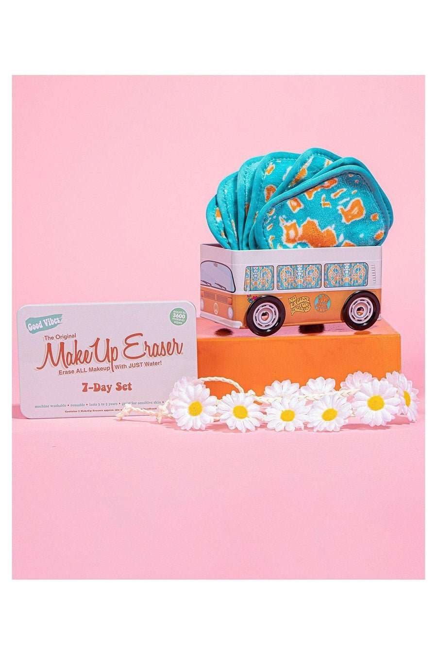 Makeup Eraser Good Vibes 7-Day Set Beauty Product by Makeup Eraser as seen on celebrities