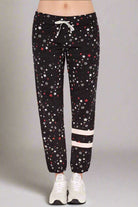 Sundry Clothing Stripe Stars Classic Sweatpants Sweatpants by Sundry as seen on celebrities