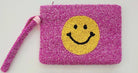 Tiana Designs Hand Beaded Smiley Coin Purse Wristlet Handbag by Tiana New York as seen on celebrities