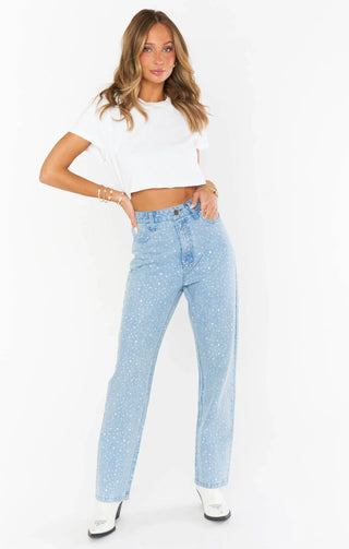Shop Show Me Your Mumu Icon Embellished Jeans - Spoiled Brat  Online
