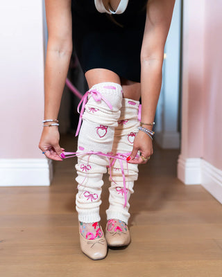 Sock Candy Balletcore Ribbon Legwarmers