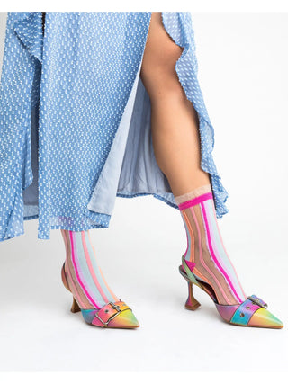 Shop Sock Candy Candy Stripe Ruffle Crew Sock - Spoiled Brat  Online