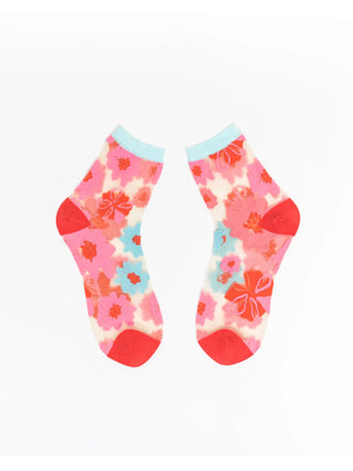 Shop Sock Candy Ribbon Roses Sheer Ankle Sock - Spoiled Brat  Online