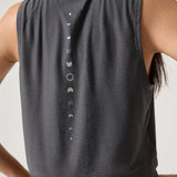 Spiritual Gangster HeatherLight Lunar Spirit Crop Tank