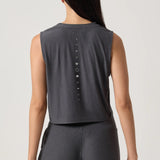 Spiritual Gangster HeatherLight Lunar Spirit Crop Tank