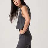 Spiritual Gangster HeatherLight Lunar Spirit Crop Tank