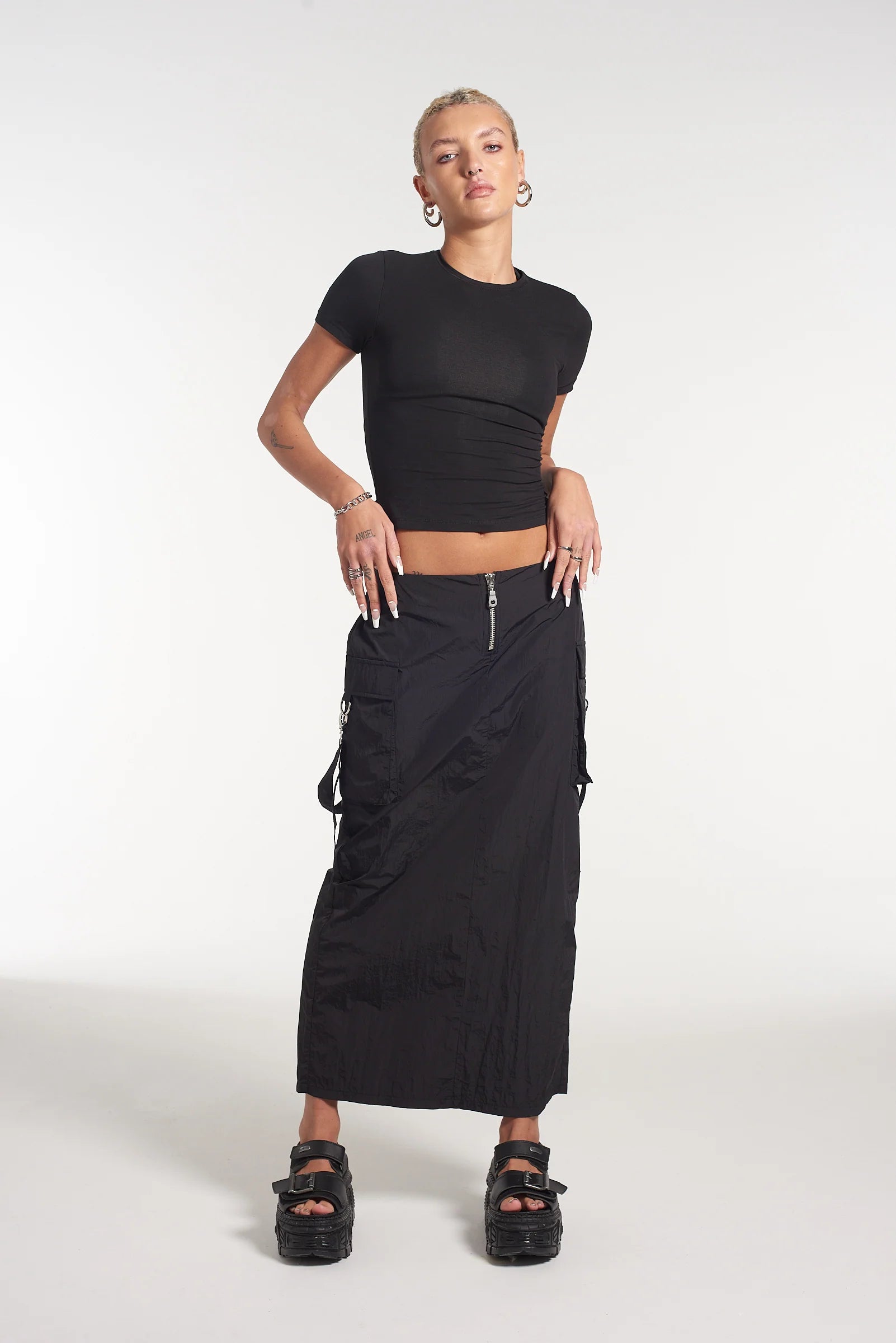 Shop The Ragged Priest Aura Parachute Maxi Skirt Online Spoiled Brat