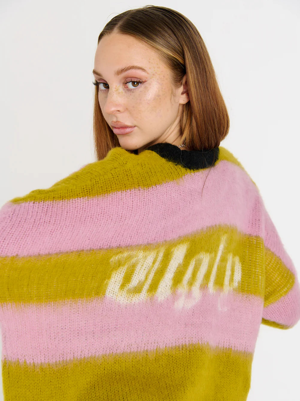 Shop The Ragged Priest The Ragged Priest Pretty Striped Knit Jumper online at Spoiled Brat