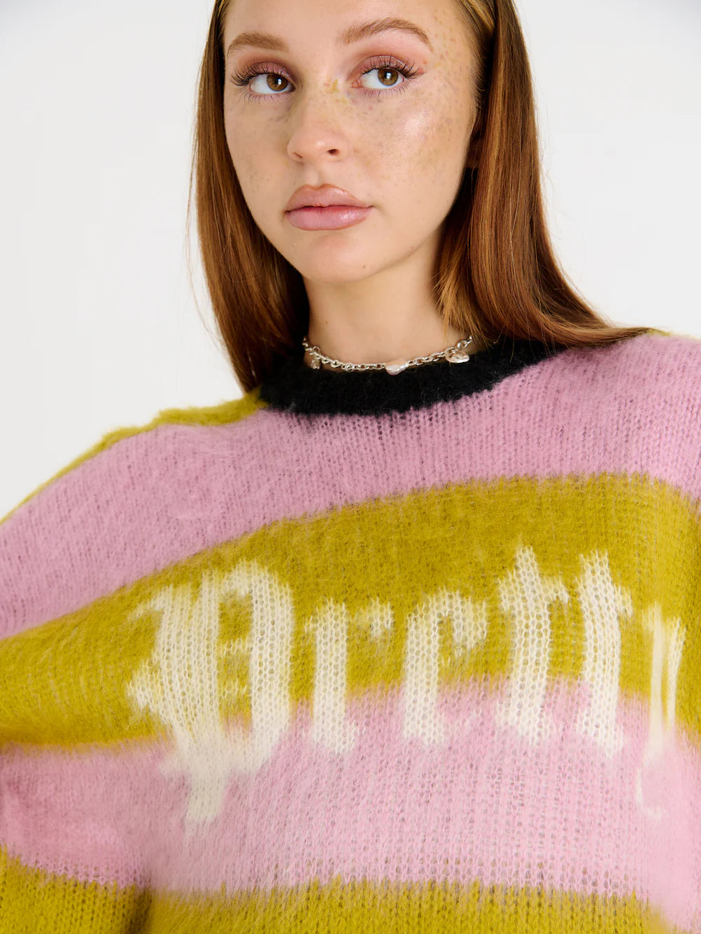 Shop The Ragged Priest The Ragged Priest Pretty Striped Knit Jumper online at Spoiled Brat