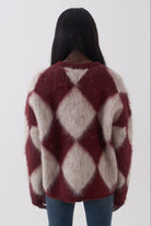 The Ragged Priest Rook Oversized Diamond Knit Jumper