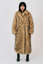 The Ragged Priest Tara Maxi Faux Fur Coat