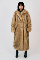 The Ragged Priest Tara Maxi Faux Fur Coat