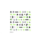 Warner Brothers Beetlejuice Nail Art Stickers Nail Polish by Mad Beauty as seen on celebrities