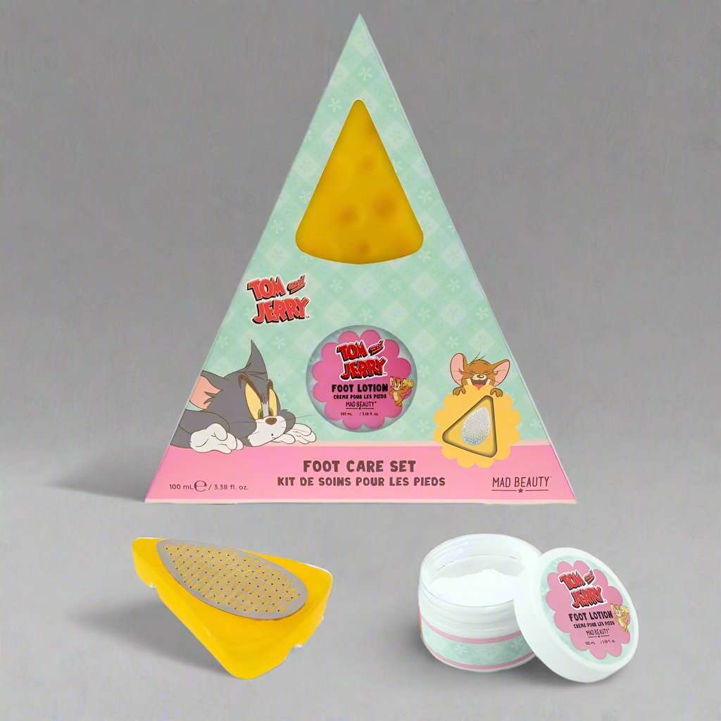 Warner Brothers Tom & Jerry Foot Care Set Beauty Product by Mad Beauty as seen on celebrities