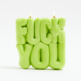 Wavey Casa FUCK You Lime Puffer Candle