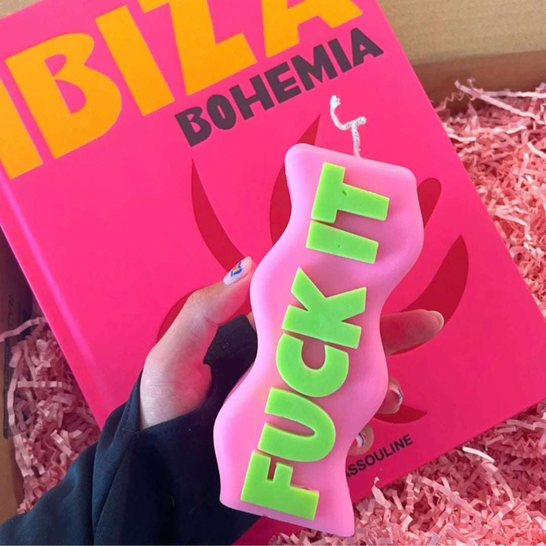 Wavey Casa Fuck It Candle Candles by Wavey Casa as seen on celebrities