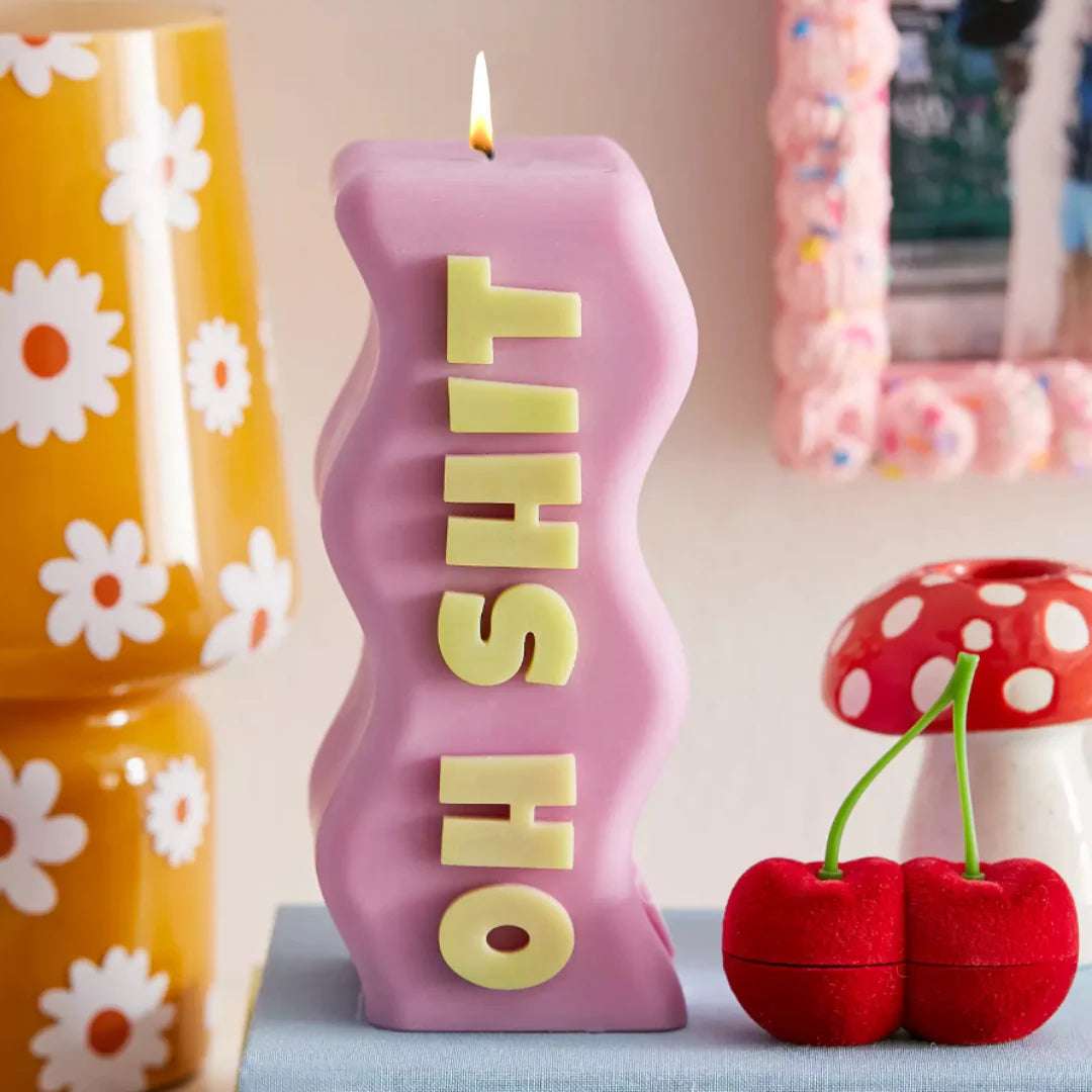 Wavey Casa Oh Shirt Purple Candle Candles by Wavey Casa as seen on celebrities