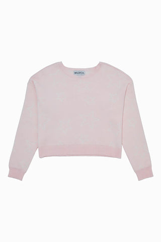 Shop Wildfox Star Intarsia Knit Sweater - Spoiled Brat  Online