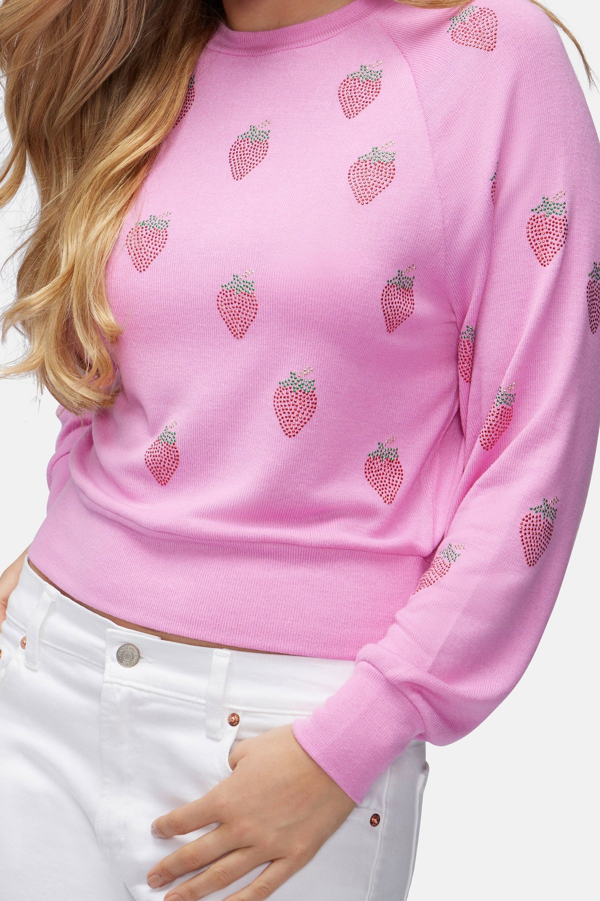 Shop Wildfox Wildfox Strawberry Bridget Sweater online at Spoiled Brat