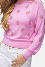 Shop Wildfox Wildfox Strawberry Bridget Sweater online at Spoiled Brat