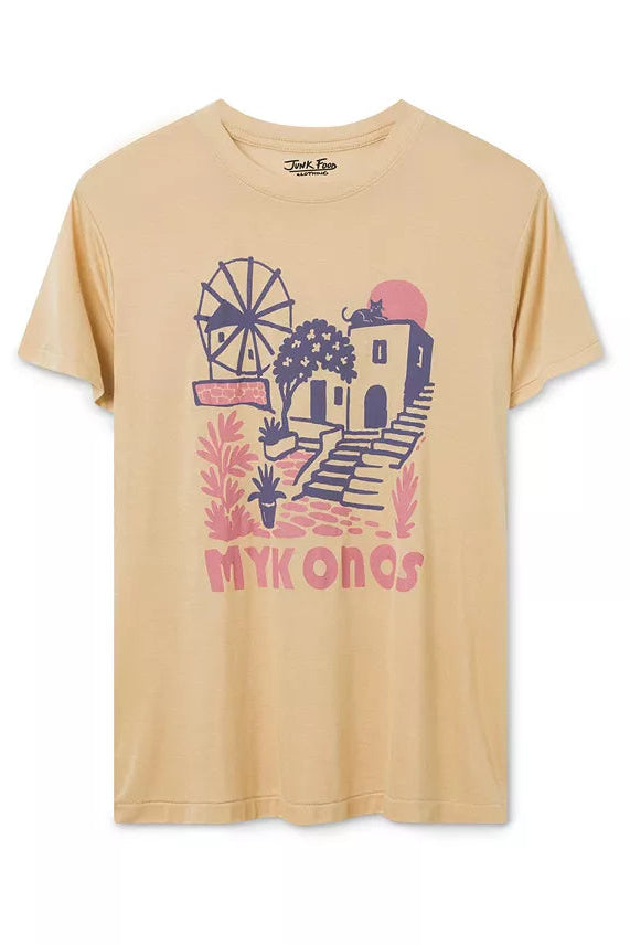 JUNKFOOD Mykonos T Shirt