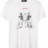 JUNKFOOD Disney Mickey and Minnie Kisses T-Shirt