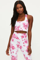 Shop Beach Riot Beach Riot Katya Gym Desert Garden Crop Top as seen on Chloe Sims Crop Top for women – premium loungewear and festival fashion at Spoiled Brat