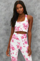 Shop Beach Riot Beach Riot Katya Gym Desert Garden Crop Top as seen on Chloe Sims Crop Top for women – premium loungewear and festival fashion at Spoiled Brat