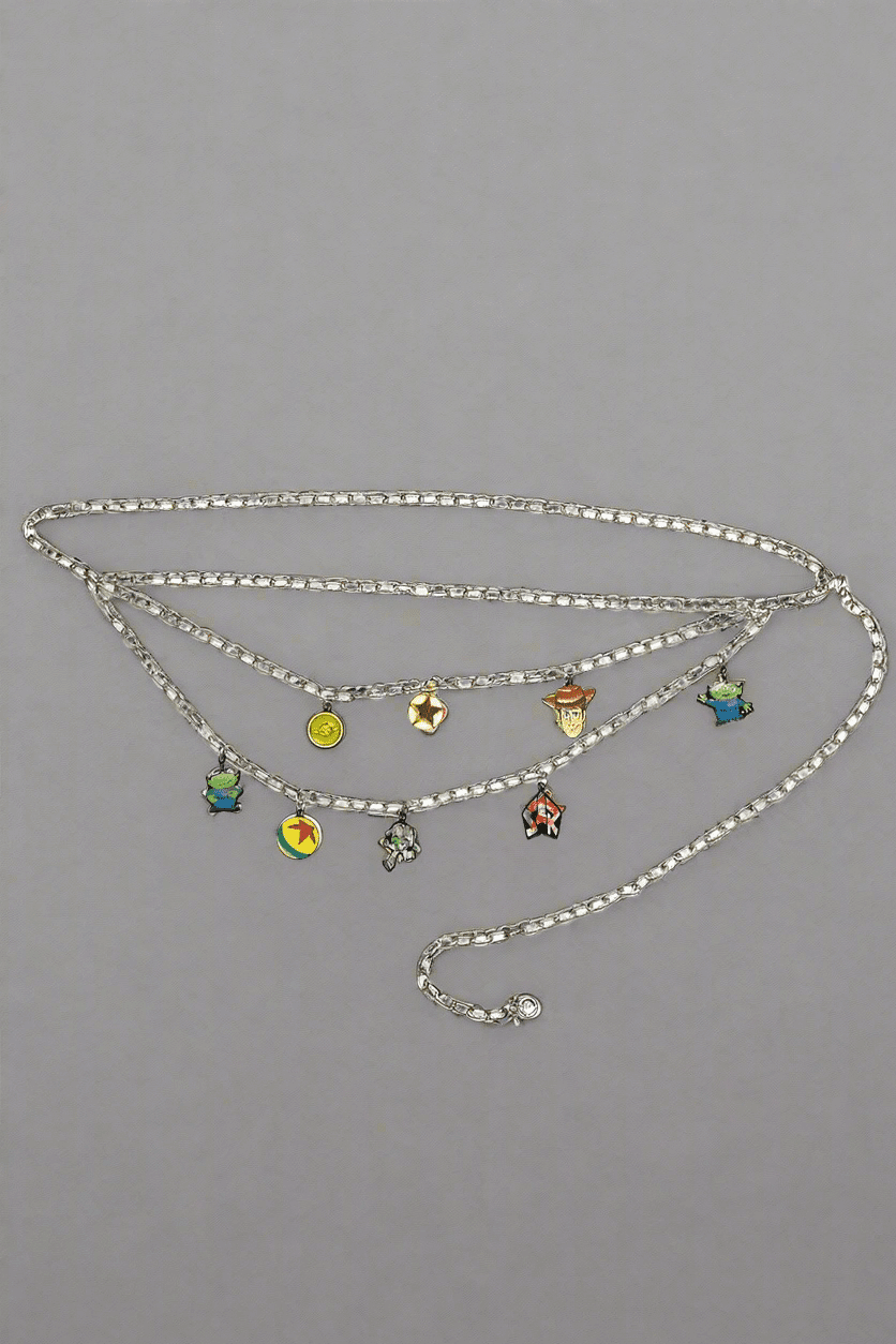 Shop Buckle Down Products Buckle Down Products Disney Toy Story Charm Chain Belt Belt for women – premium loungewear and festival fashion at Spoiled Brat