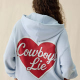 Boys Lie Cowboys Lie Racer Hoodie - Spoiled Brat
