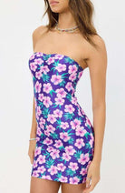 Shop Frankies Bikinis Frankies Bikinis Palmer Shine Strapless Tube Dress Midi Dress for women – premium loungewear and festival fashion at Spoiled Brat