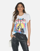 Shop Lauren Moshi Lauren Moshi Wolf KISS Animalize T-Shirt T-Shirt for women – premium loungewear and festival fashion at Spoiled Brat