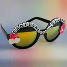 Shop Rad and Refined Rad & Refined Cadillac & Rainbows Statement Sunglasses Sunglasses for women – premium loungewear and festival fashion at Spoiled Brat